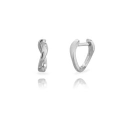 Pendientes Plata 15mm PEL1353RH15 Aro Ola