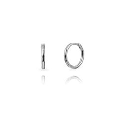 Pendientes Plata 15mm PEL1360RHXX15 Aro Pulido En Brillo