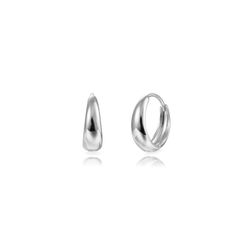 Pendientes Plata 16mm PEL1330RH16 Aro Oval En Brillo