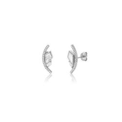 Pendientes Plata 19mm PEZ1604RH Circonitas