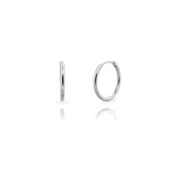 Pendientes Plata 21mm PEL1325RHXX21 Aro En Brillo