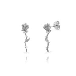 Pendientes Plata 23mm PEZ1637RH Rosa Circonitas