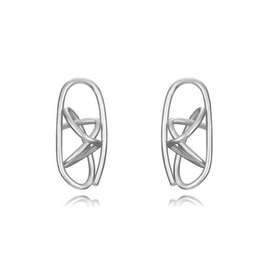 Pendientes Plata 25mm PEL1197RH Arte Moderno