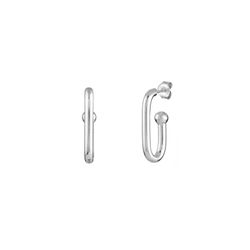 Pendientes Plata 26x11,5mm PEL1235RH Semi Aro