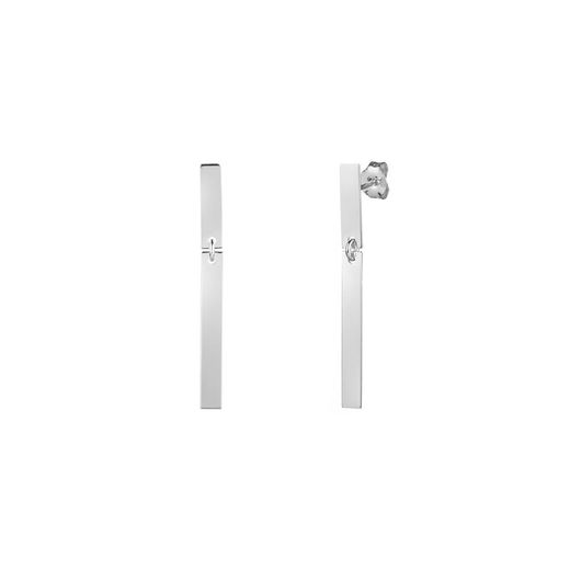 Silver Earrings 42x5mm PEL1236PL Long