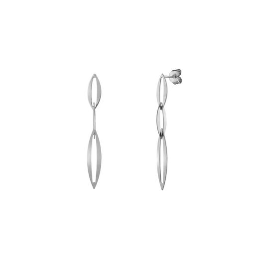 Silver Earrings 46mm PEL1233RH Oval