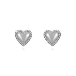 Pendientes Plata 5mm PEL1139RH Corazón