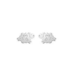 Pendientes Plata 6mm PEL1224PL Oveja