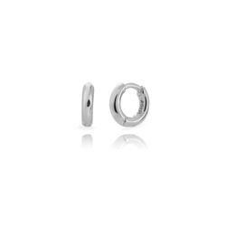 Pendientes Plata 8mm PEL1310RH08 Aro En Brillo