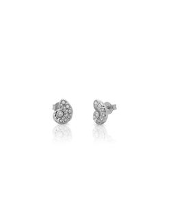 Pendientes Plata 8x10,5mm PEZ1508RH Caracola Circonitas