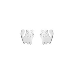 Pendientes Plata 9,5mm PEL1213PL Gato