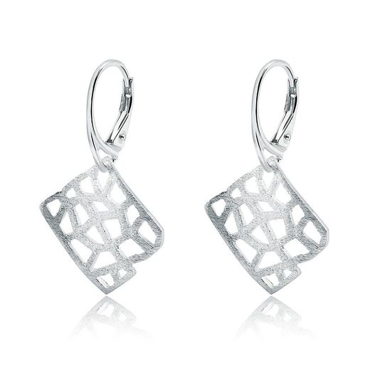Argent Basic Silver Earrings 1.5x1.8cm ARRM004G Openwork Pendants