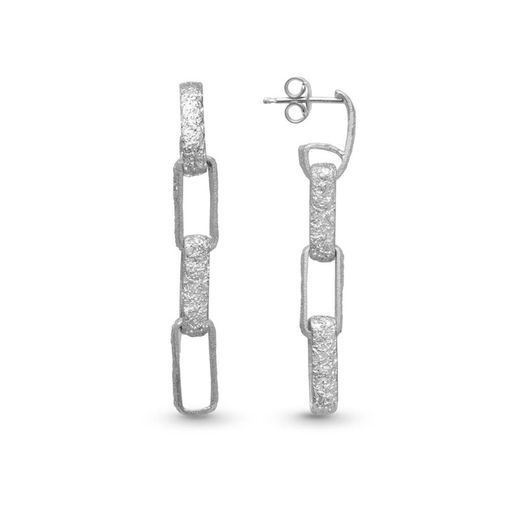 Brincos de Prata Argent Basic 4cm ARRM069 Corrente