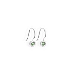Pendientes Plata Argent Basic 6mm ARRJ004GP Peridoto Natural