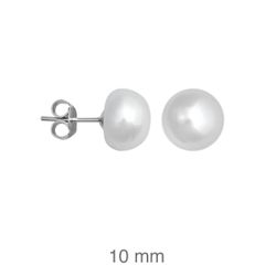 Pendientes Plata Argent Basic ARRVP210 Perlas