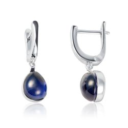 Pendientes Plata Argent Basic Mujer ARRJ005CI Colgante Cristal Indigo