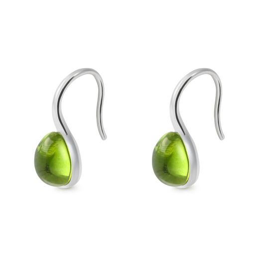 Pendientes Plata Argent Basic Mujer ARRJ005GV Cristal Verde