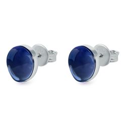 Pendientes Plata Argent Basic Mujer ARRJ005I Cristal Indigo