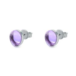 Pendientes Plata Argent Basic Mujer ARRJ005PL Cristal Lila