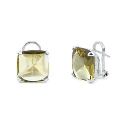 Pendientes Plata Argent Basic Mujer ARRM079OF Cristal Fumé