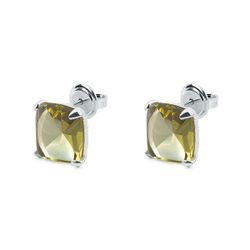 Pendientes Plata Argent Basic Mujer ARRM079PF Cristal Fumé