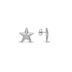 Pendientes Plata Argent Basic Mujer ARRM083 Estrella