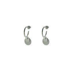 Pendientes Plata Argent Basic Mujer ARRT008R Aro Colgante
