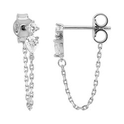 Pendientes Plata Argyor MRM (AG)335095.1 Circonitas Colgante Cadena