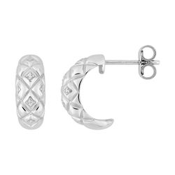 Pendientes Plata Argyor MRM (AG)335119.1 Medio Aro Circonitas