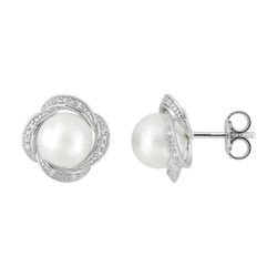 Pendientes Plata Argyor MRM (AG)335124.1 Perla Circonitas