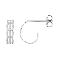 Pendientes Plata Argyor MRM (AG)335569 Medio Aro Calado