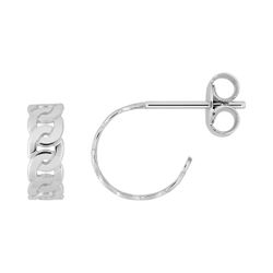 Pendientes Plata Argyor MRM (AG)335893 Medio Aro Eslabones Planos