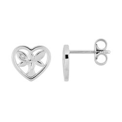 Pendientes Plata Argyor MRM (AG)335995.1 Corazón Árbol De La Vida Circonita
