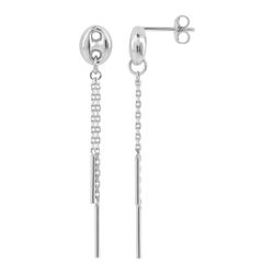 Pendientes Plata Argyor MRM (AG)335A09 Eslabones Colgante Cadena