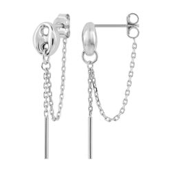 Pendientes Plata Argyor MRM (AG)335A10 Eslabones Colgante Cadena