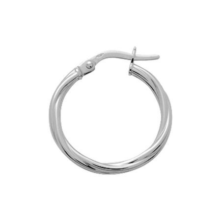 Pendientes Plata Argyor MRM Mujer (AG)235139 Aro Entorchado en Brillo