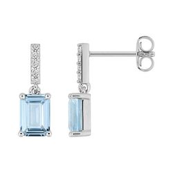 Pendientes Plata Argyor MRM Mujer (AG)335A12.6 Colgante Circonita Azul Cielo