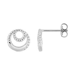 Pendientes Plata Argyor MRM Mujer (AG)335A15.1 Círculo Circonitas
