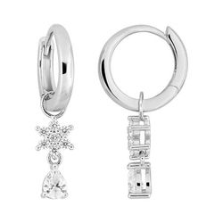 Pendientes Plata Argyor MRM Mujer (AG)335A22.1 Aro Colgante Circonitas