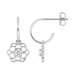 Pendientes Plata Argyor MRM Mujer (AG)335A23.1 Flor Calada Circonita