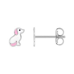 Pendientes Plata Argyor MRM Mujer (AG)335A41 Perrito Esmaltado