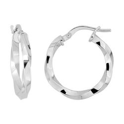 Pendientes Plata Argyor MRM Mujer (AG)335A52 Aro Entorchado En Brillo