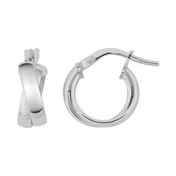 Pendientes Plata Argyor MRM Mujer (AG)335A58 Aro Doble Banda En Brillo