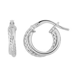 Pendientes Plata Argyor MRM Mujer (AG)335A66 Aro Entorchado En Brillo