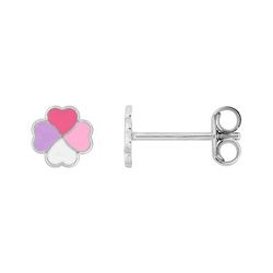 Pendientes Plata Argyor MRM Mujer (AG)335A80 Trébol Esmaltado