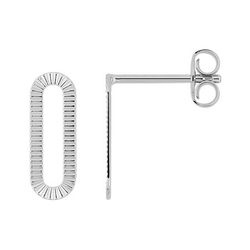 Pendientes Plata Argyor MRM Mujer (AG)335A82 Óvalo En Brillo