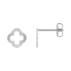 Pendientes Plata Argyor MRM Mujer (AG)335A84 Trébol En Brillo