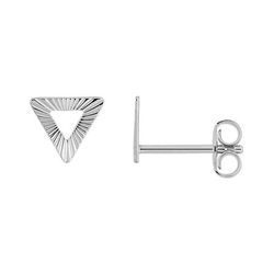 Pendientes Plata Argyor MRM Mujer (AG)335A87 Triángulo En Brillo