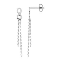 Pendientes Plata Argyor MRM Mujer (AG)335A88 Colgante Cadenas