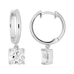 Pendientes Plata Argyor MRM Mujer (AG)335A91.1 Aro Colgante Circonita